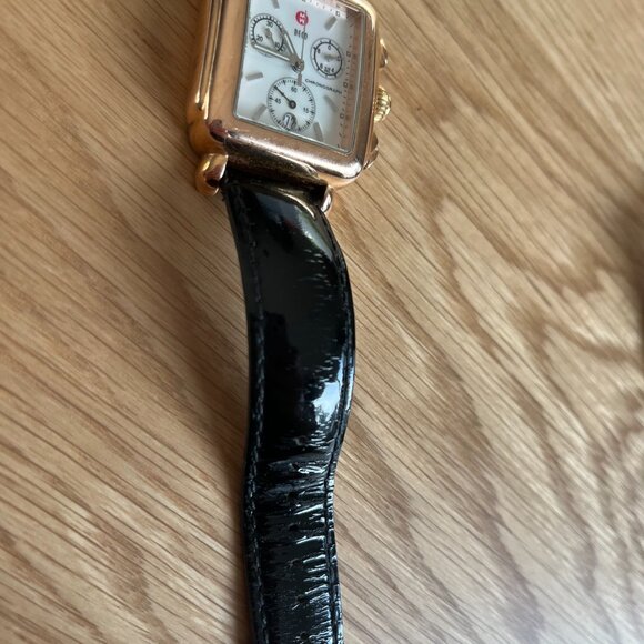 Michele Deco Watch Rose Gold